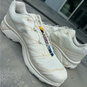 NWT Men’s Salomon Ortholite sneakers. Size 11.5. White/off white.